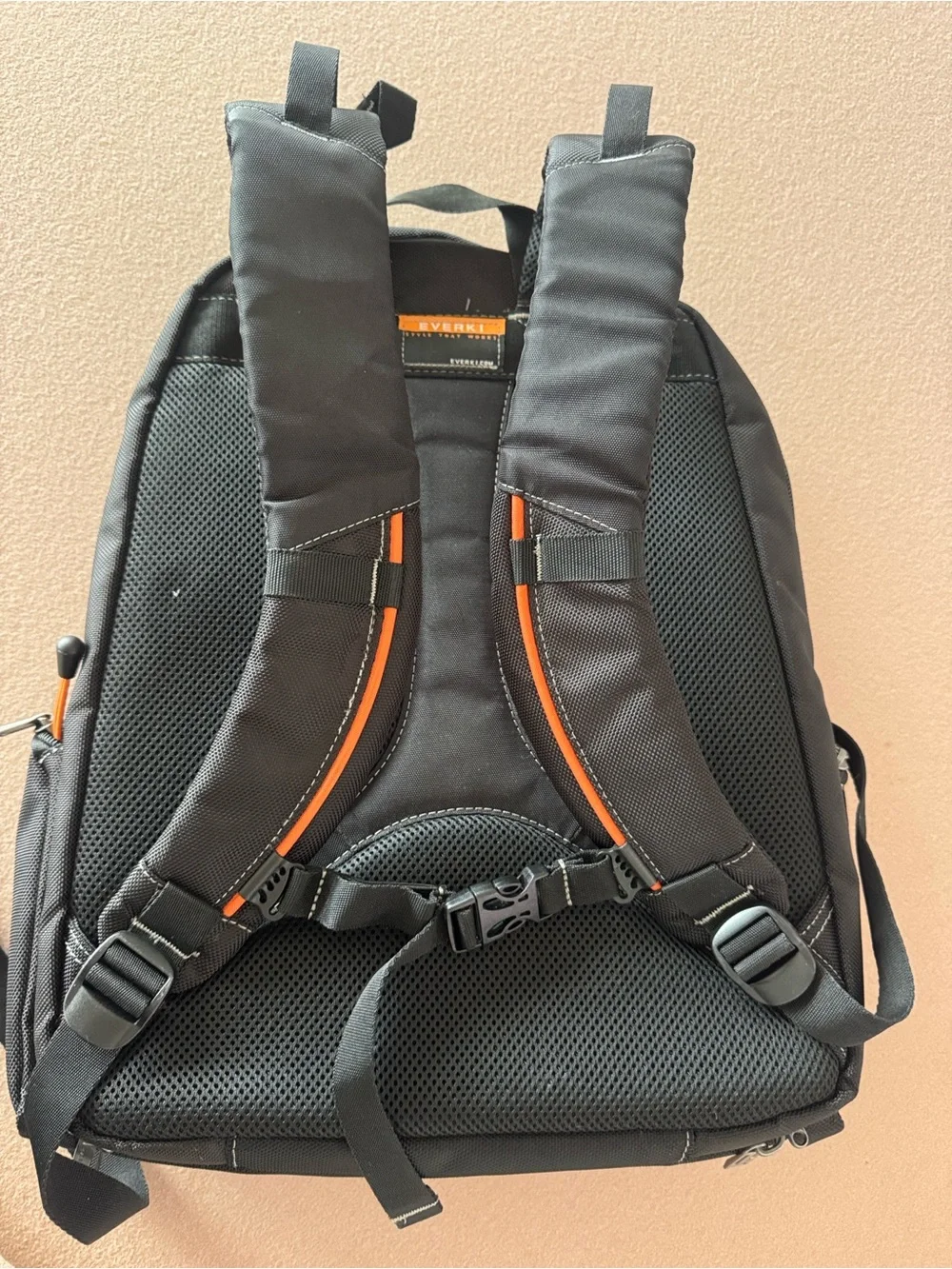 Everki Flight Backpack Orange Trim Unisex